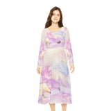 Women's Long Sleeve Dance Dress Spring Blooms Custom Design