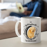 Goldendoodle- My Goldendoodle Leaves Paw Prints On My Heart White Coffee Mug