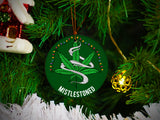 Mistlestoned - Ceramic Round Ornament
