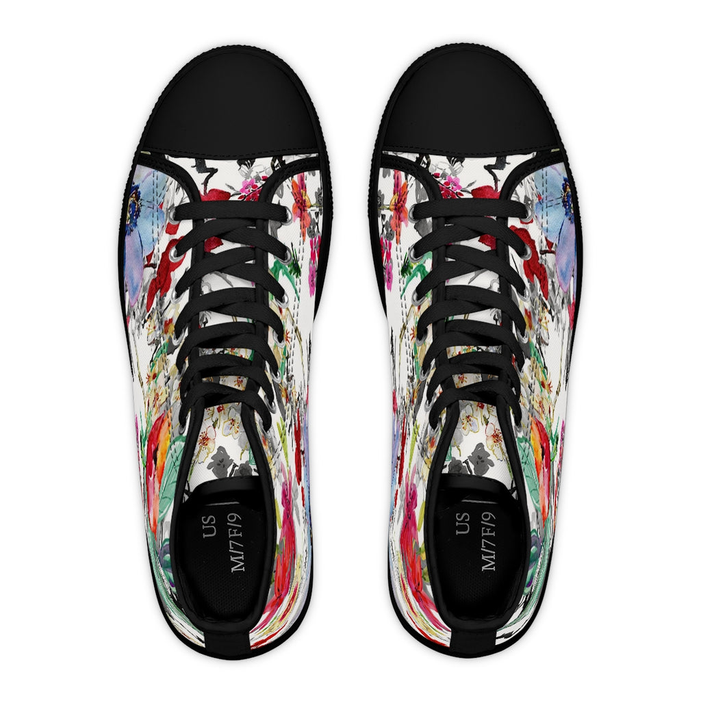Happy Garden Women's High-Top Sneakers