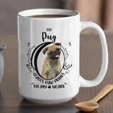 Pug- My Pug Leaves Paw Prints On My Heart White Coffee Mug