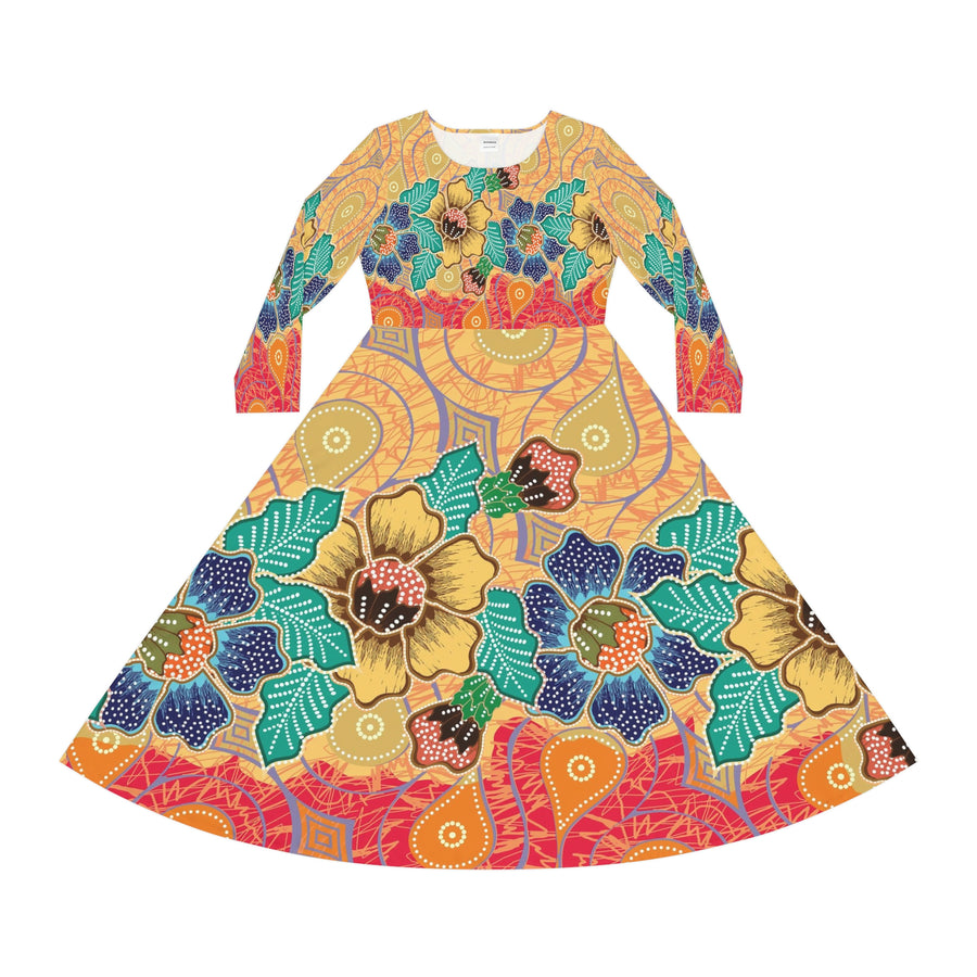 Women's Long Sleeve Dance Dress Wearing My Art