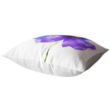 Watercolor Flower Pillow