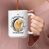 Goldendoodle- My Goldendoodle Leaves Paw Prints On My Heart White Coffee Mug