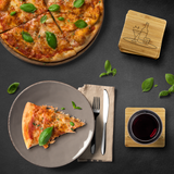 Organic Bamboo Drink Coasters