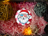 Santa - Ceramic Round Ornament
