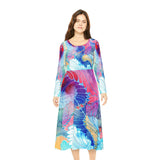 Women's Long Sleeve Dance Dress Waves of Spring Custom Design
