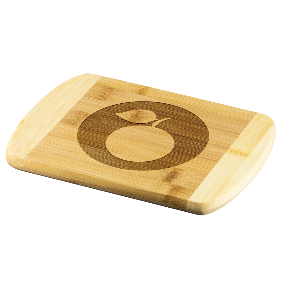 Organic Bamboo Cutting Board-An Apple A Day