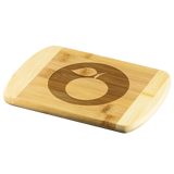 Organic Bamboo Cutting Board-An Apple A Day