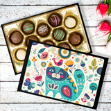 Delicious Truffles With Cat Lovers Keepsake Box