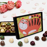 Chocolate Bliss Truffles With Cat Lovers Keepsake Box