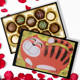 Chocolate Bliss Truffles With Cat Lovers Keepsake Box