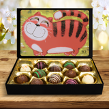 Chocolate Bliss Truffles With Cat Lovers Keepsake Box
