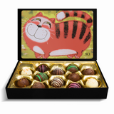 Chocolate Bliss Truffles With Cat Lovers Keepsake Box