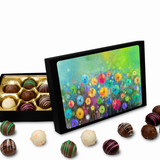 Truffles in Field of Flowers Art Keepsake Box