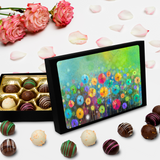 Truffles in Field of Flowers Art Keepsake Box