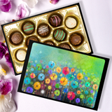 Truffles in Field of Flowers Art Keepsake Box