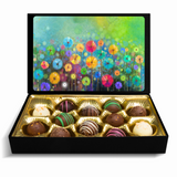 Truffles in Field of Flowers Art Keepsake Box