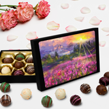 Truffles with Beautiful Landscape Art Keepsake Box