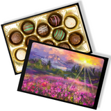 Truffles with Beautiful Landscape Art Keepsake Box