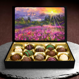 Truffles with Beautiful Landscape Art Keepsake Box