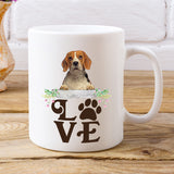 Beagle-LOVE Beagle White Coffee Mug