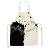 Cat Lovers Cute Cat Print Kitchen Aprons For The Awesome cook