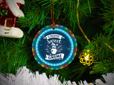 Gnome Sweet Gnome - Ceramic Round Ornament