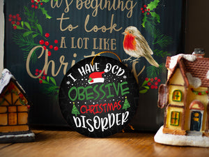 OCD - Ceramic Round Ornament