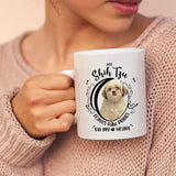 Shih Tzu- My Shih Tzu Leaves Paw Prints On My Heart White Coffee Mug