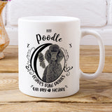 Poodle- My Poodle-Leaves Paw Prints On My Heart White Coffee Mug