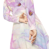 Women's Long Sleeve Dance Dress Spring Blooms Custom Design