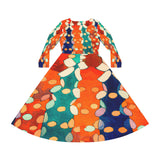 Women's Long Sleeve Dance Dress In The Flow