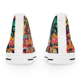Birds and Flowers Women's High Top Sneakers