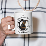 Miniature Pinscher- My Miniature Pinscher Leaves Paw Prints On My Heart White Coffee Mug