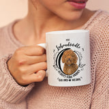 Labradoodle- My Labradoodle Leaves Paw Prints On My Heart White Coffee Mug