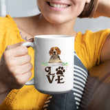 Beagle-LOVE Beagle White Coffee Mug