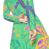 Women's Long Sleeve Dance Dress Butterfly Dance