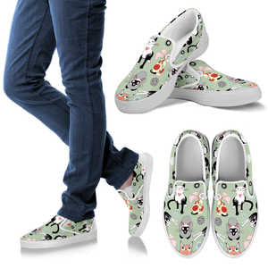 Happy Sweet Cats Women's Slip Ons