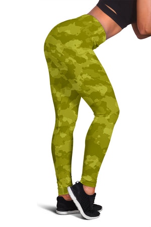 Camo Leggings Yellow