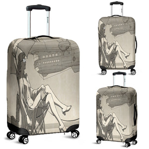 Relaxing Dog Day Out Luggage Cover