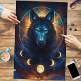 Wolf Moon Phase Jigsaw Puzzle