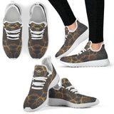 Golden Lotus Mandala Mesh sneakers