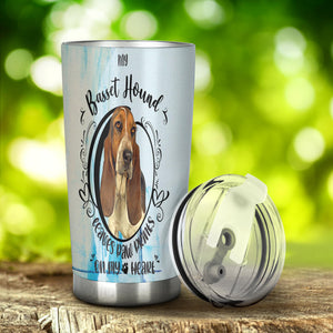 Basset Hound Leaves Paw Prints On My Heart