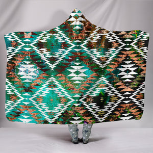 TRIBAL- Taos Nature Hooded Blanket