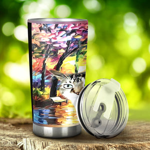 Cat Lovers  Artful  Tumbler