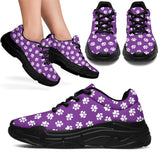 Paw Print Purple Chunky Sneakers NEW!