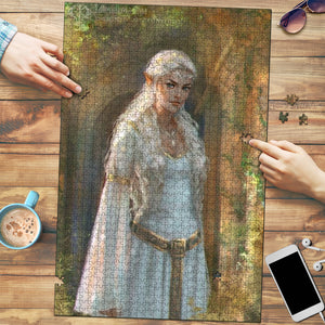 White Fairy Jigsaw Puzzle