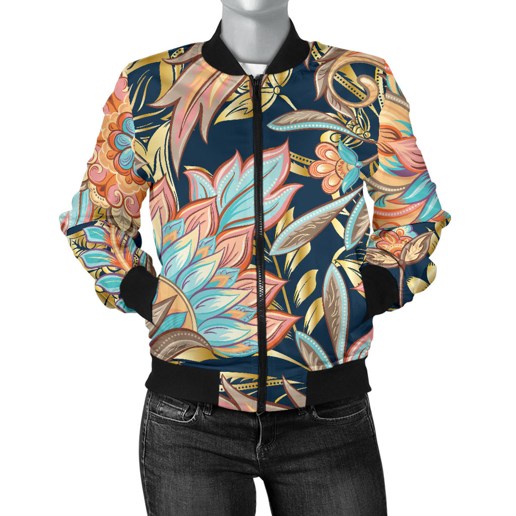 Romantic Paisley Women's Bomber Jacket