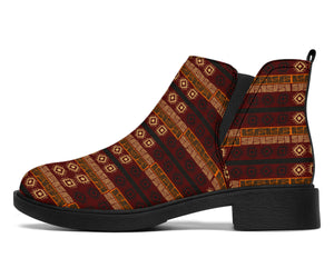 African Tribal Pattern Fashion Boots